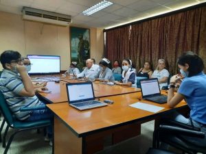 Acción de capacitación al personal del hospital Lucía que labora en el área de la gestión de medicamentos y la solicitud de dietas médicas.